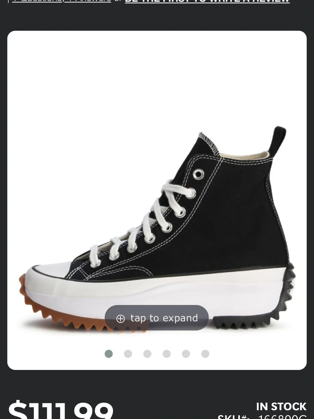 Skater grunge Converse Run Star Hike platform canvas